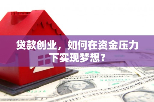 开县贷款创业，如何在资金压力下实现梦想？