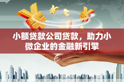 开县小额贷款公司贷款，助力小微企业的金融新引擎