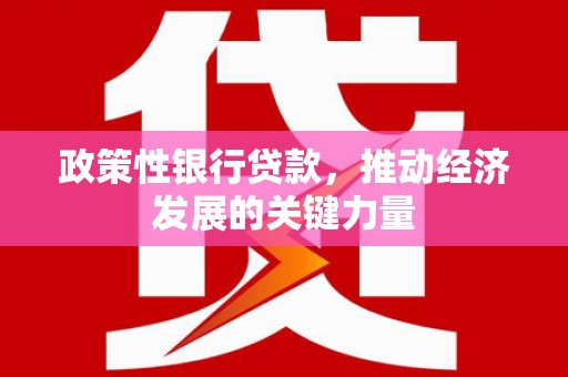 开县政策性银行贷款，推动经济发展的关键力量