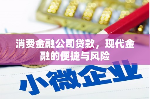 开县消费金融公司贷款，现代金融的便捷与风险