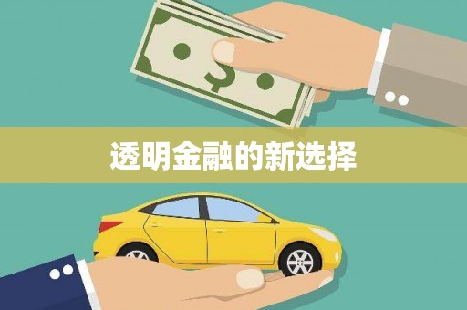 开县透明金融的新选择