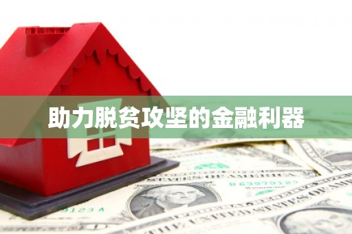 开县助力脱贫攻坚的金融利器